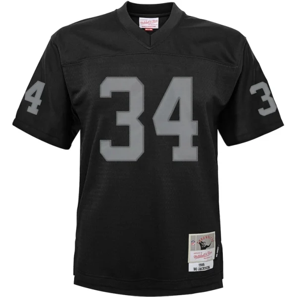 Bo jackson las vegas raiders mitchell ness toddler 1988 retired legacy jersey Black 3T
