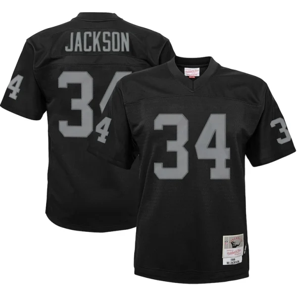 Bo jackson las vegas raiders mitchell ness toddler 1988 retired legacy jersey Black