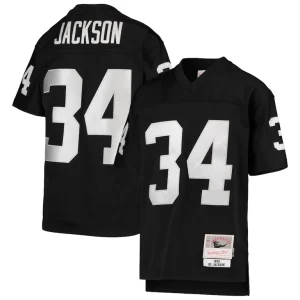 Bo jackson las vegas raiders mitchell ness youth 1988 legacy retired player jersey Black