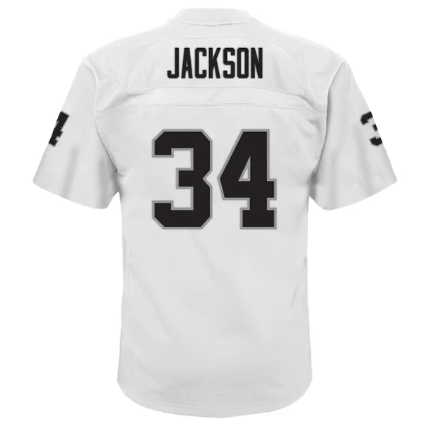 Bo jackson las vegas raiders mitchell ness youth 1988 retired player legacy jersey White Yth L