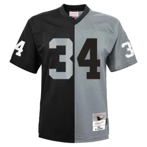 Bo jackson las vegas raiders mitchell ness youth split legacy jersey Blacksilver Yth M