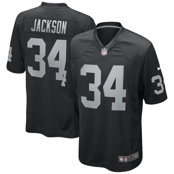 Bo jackson las vegas raiders nike game retired player jersey Black