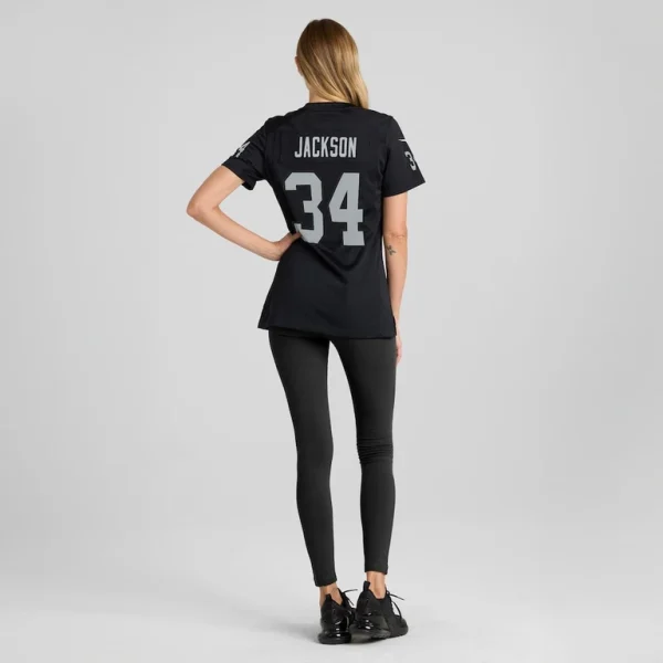Bo jackson las vegas raiders nike womens game retired player jersey Black 2XL