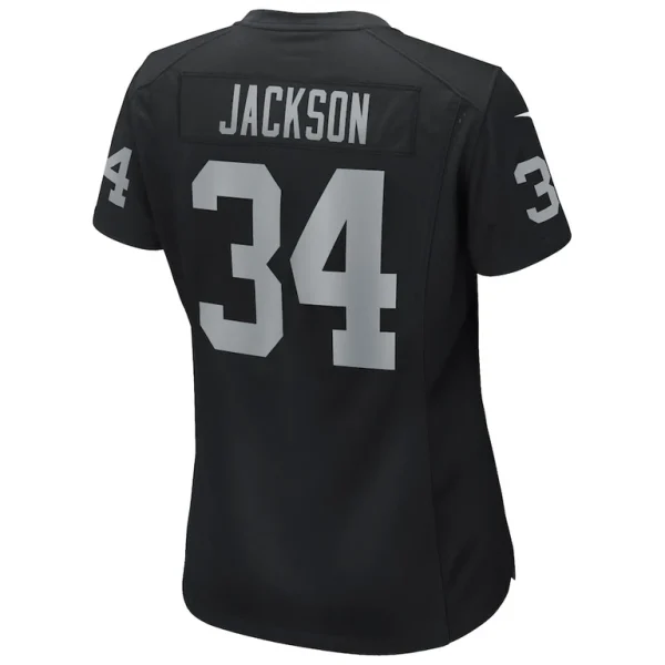 Bo jackson las vegas raiders nike womens game retired player jersey Black L