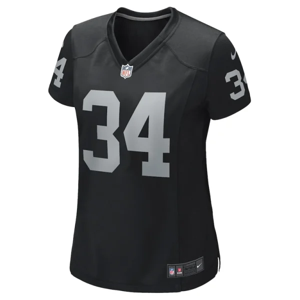 Bo jackson las vegas raiders nike womens game retired player jersey Black M