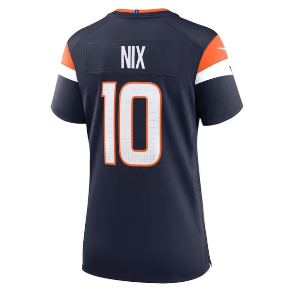 Bo nix denver broncos nike womens alternate game jersey Navy L