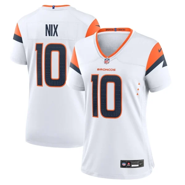 Bo nix denver broncos nike womens game jersey White