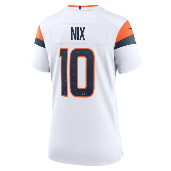 Bo nix denver broncos nike womens game jersey White L