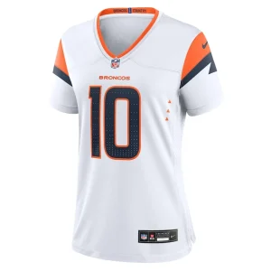 Bo nix denver broncos nike womens game jersey White M