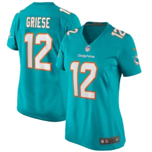 Bob griese miami dolphins nike womens game retired player jersey Aqua