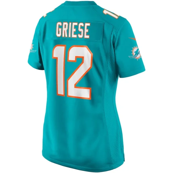 Bob griese miami dolphins nike womens game retired player jersey Aqua L