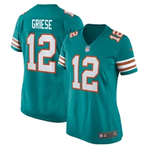 Bob griese miami dolphins nike womens retired player jersey Aqua