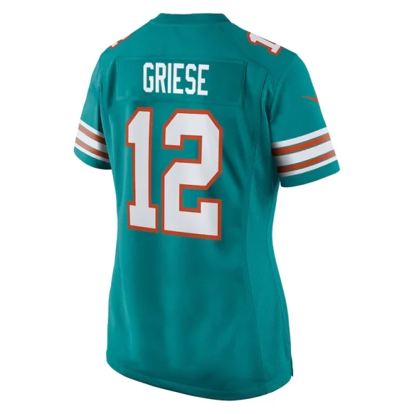 Bob griese miami dolphins nike womens retired player jersey Aqua L