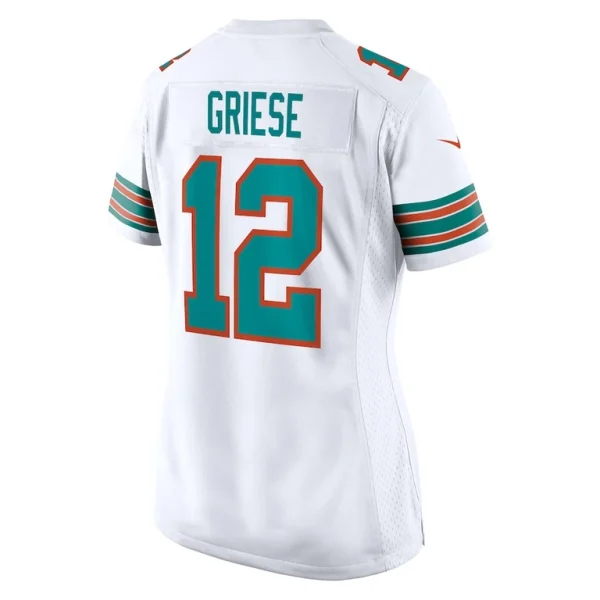 Bob griese miami dolphins nike womens retired player jersey White L