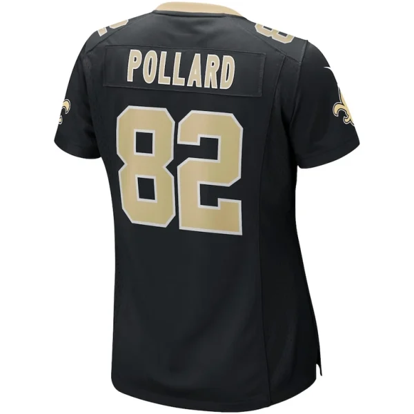 Bob pollard new orleans saints nike womens game retired player jersey Black L