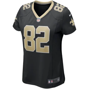 Bob pollard new orleans saints nike womens game retired player jersey Black M