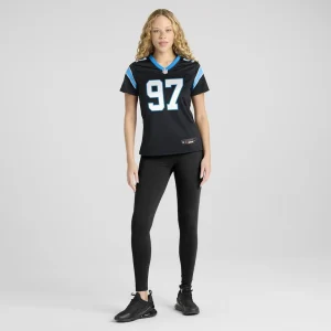 Bobby brown carolina panthers nike womens team game jersey Black XL