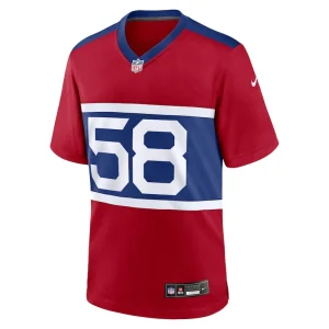 Bobby okereke new york giants nike alternate player game jersey Century red M