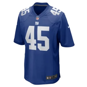 Boogie basham new york giants nike game jersey Royal M