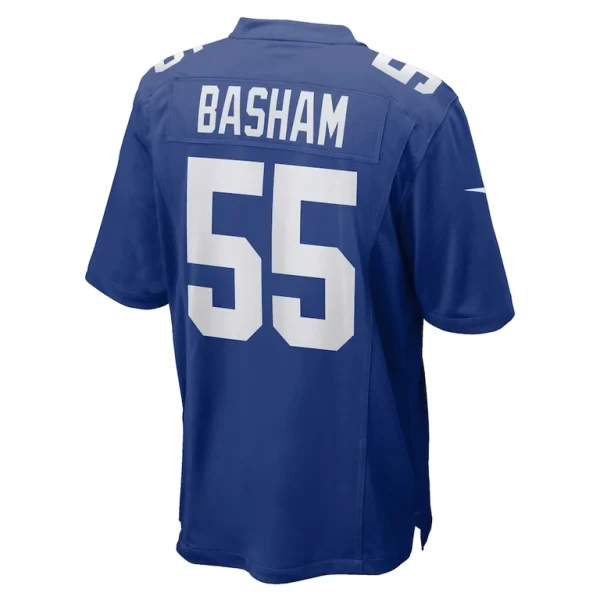 Boogie basham new york giants nike team game jersey Royal L