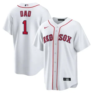 Boston red sox nike 1 dad home replica jersey White