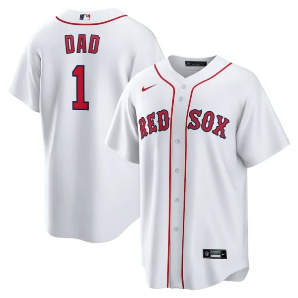 Boston red sox nike 1 dad home replica jersey White