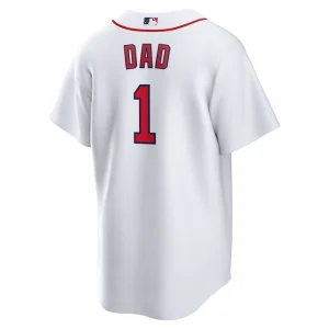 Boston red sox nike 1 dad home replica jersey White L