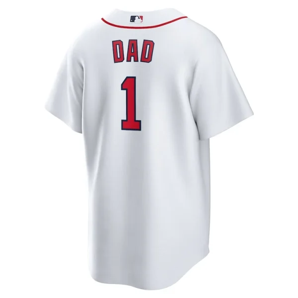 Boston red sox nike 1 dad home replica jersey White L