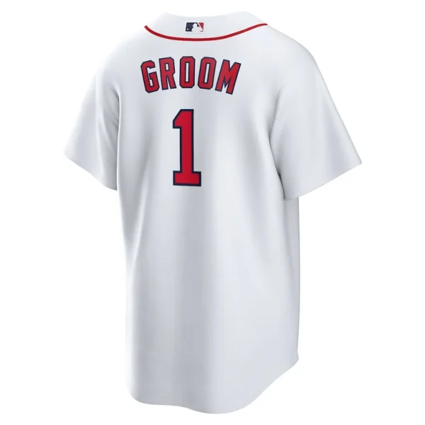 Boston red sox nike 1 groom home replica jersey White L