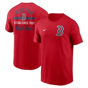 Boston red sox nike 2 hit t shirt Red