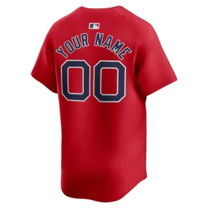 Boston red sox nike alternate limited custom jersey – red Multi L