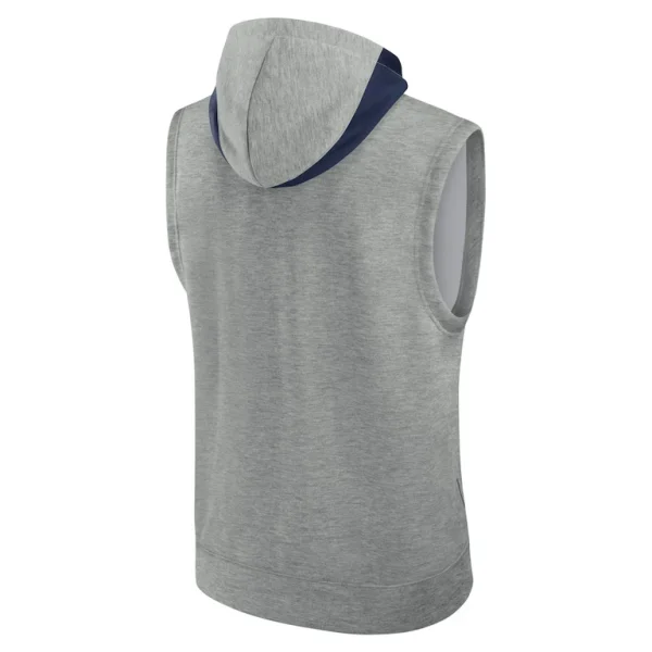 Boston red sox nike authentic collection early work performance sleeveless pullover hoodie Heather gray L