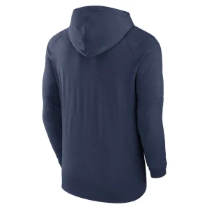 Boston red sox nike authentic collection early work tri blend performance pullover hoodie Heather navy L