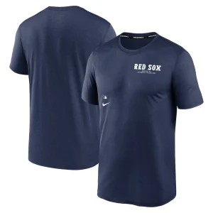 Boston red sox nike authentic collection early work tri blend performance t shirt Navy