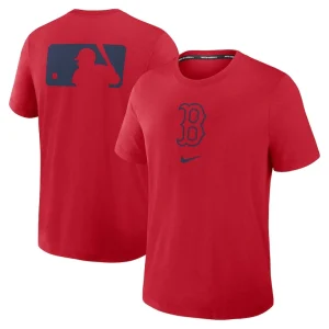 Boston red sox nike authentic collection early work tri blend performance t shirt Red