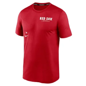 Boston red sox nike authentic collection early work tri blend performance t shirt Red M