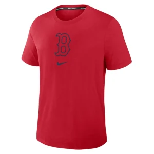 Boston red sox nike authentic collection early work tri blend performance t shirt Red M