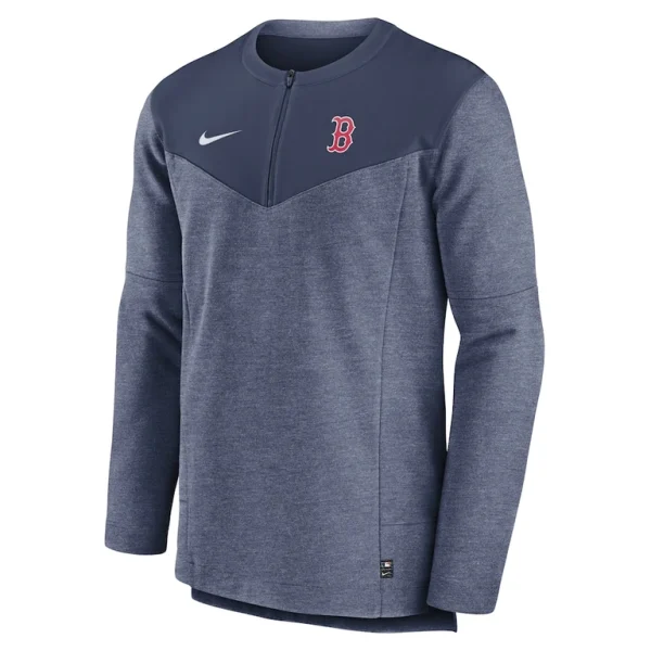 Boston red sox nike authentic collection game time performance half zip top Navy M