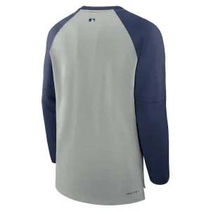 Boston red sox nike authentic collection game time raglan performance long sleeve t shirt Heather graynavy L