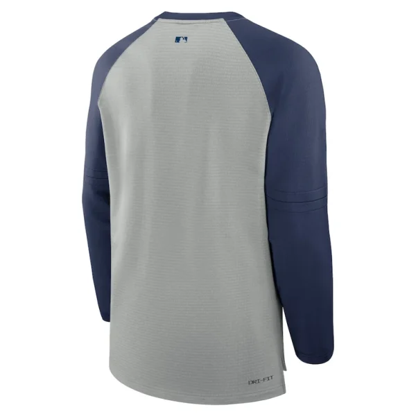 Boston red sox nike authentic collection game time raglan performance long sleeve t shirt Heather graynavy L