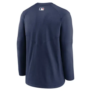Boston red sox nike authentic collection logo performance long sleeve t shirt Navy L