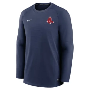 Boston red sox nike authentic collection logo performance long sleeve t shirt Navy M