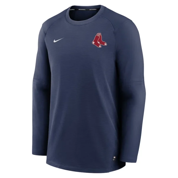 Boston red sox nike authentic collection logo performance long sleeve t shirt Navy M