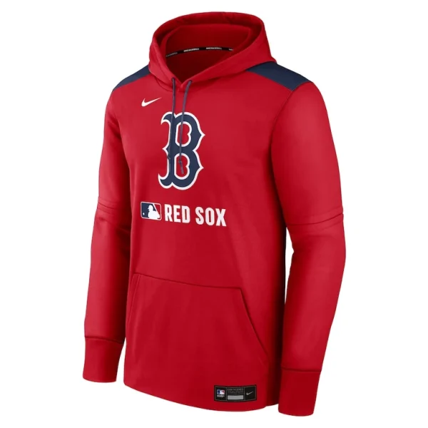 Boston red sox nike authentic collection performance pullover hoodie Red M
