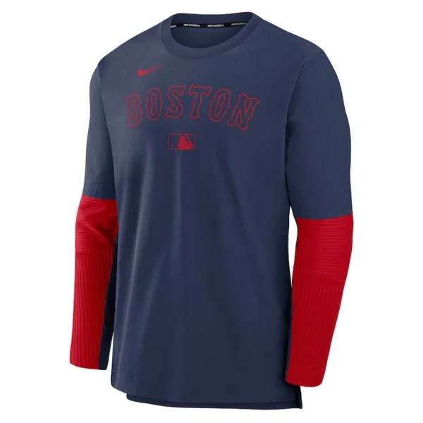 Boston red sox nike authentic collection player lightweight performance long sleeve top Navyred M