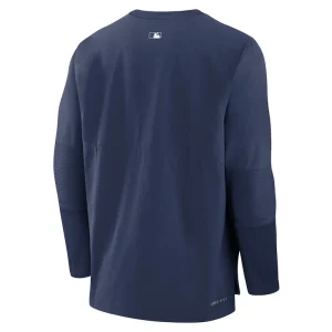 Boston red sox nike authentic collection player performance pullover sweatshirt Navy L