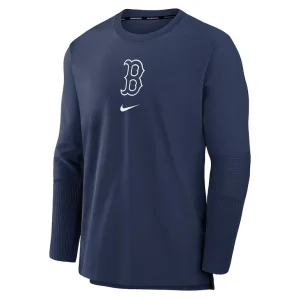 Boston red sox nike authentic collection player performance pullover sweatshirt Navy M
