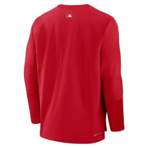 Boston red sox nike authentic collection player performance pullover sweatshirt Red L