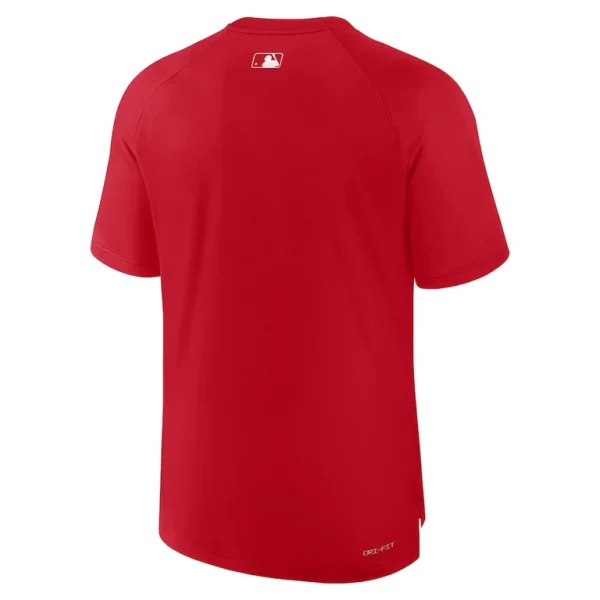 Boston red sox nike authentic collection pregame raglan performance t shirt Red L