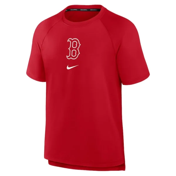 Boston red sox nike authentic collection pregame raglan performance t shirt Red M